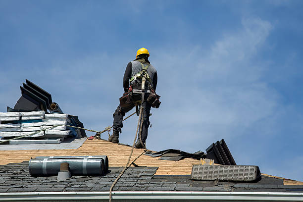 Professional Roofing technician working in Melbourne Beach, FL